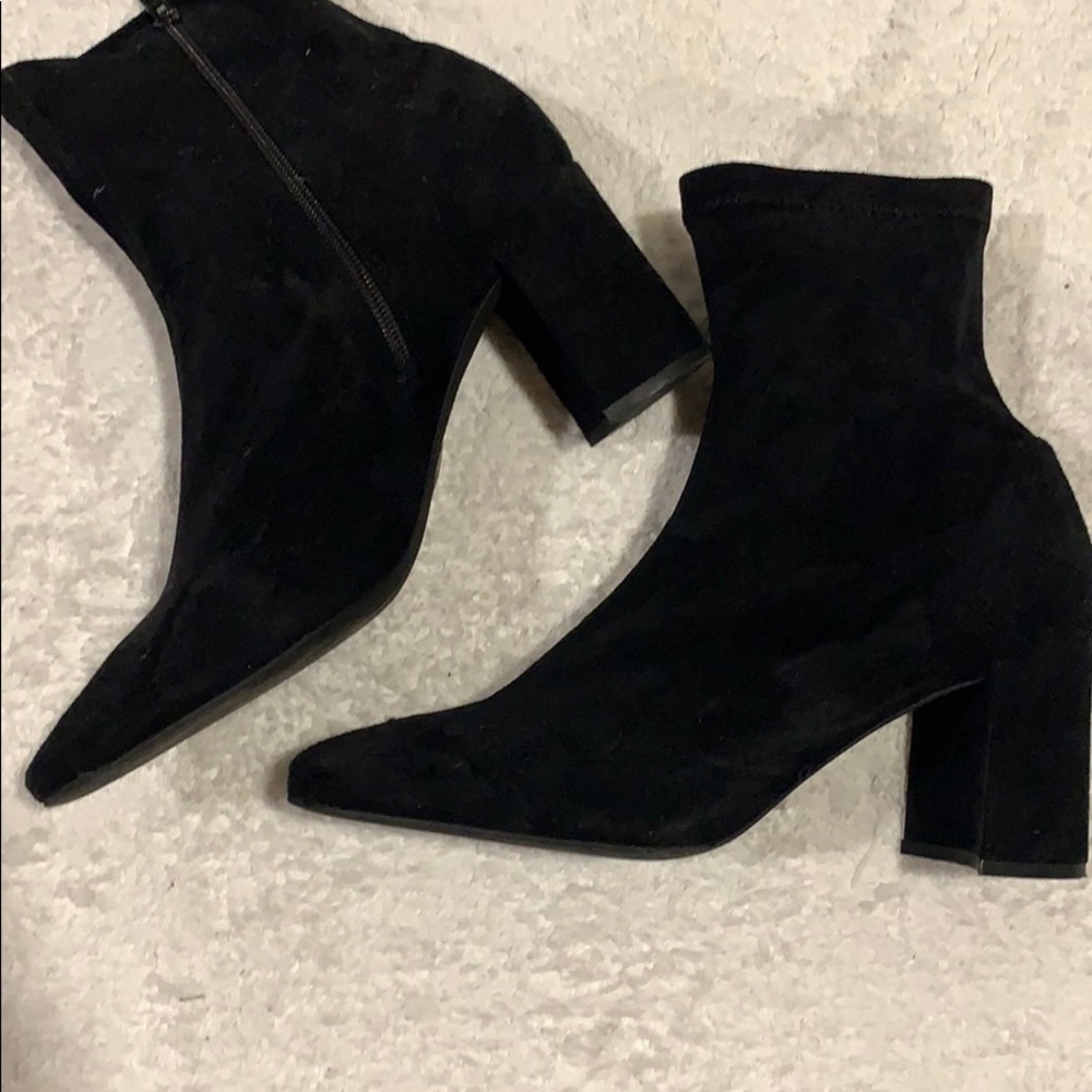 Suede Booties - image 2
